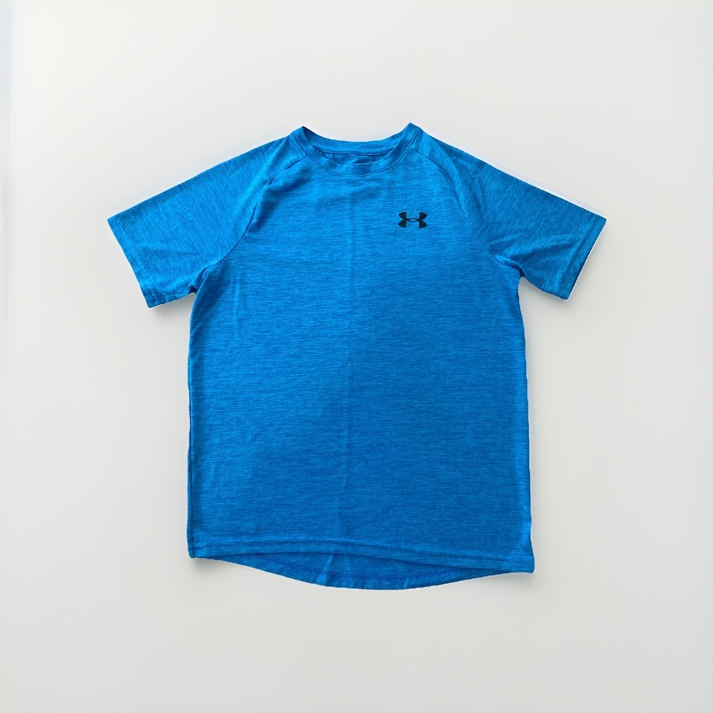 Boys‎ Kids Youth Under Armour Shirt Blue short sleeve Size YXL